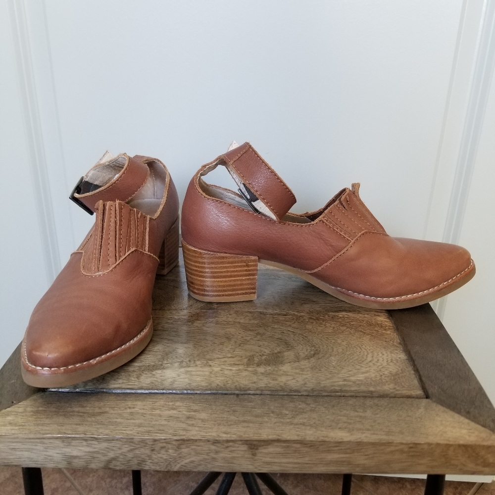 Ankle Strap Low Ankle Boots